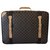 Louis Vuitton Travel bag Brown Leather Cloth  ref.254602