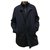 Veste trench-coat Burberry Nillock Coton Polyester Noir  ref.254630