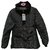 Desigual black matelassé jacket Polyester Fur  ref.254658
