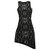 Zadig & Voltaire Dresses Black Silvery Cashmere  ref.254675