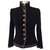 Chanel 7,2Chaqueta de lujo K $ Negro Tweed  ref.254775