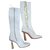 Versus Versace boots 80s white Leather  ref.254794