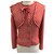 Veste Chanel Coton Blanc Rouge  ref.255019