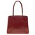 Rare Hermès tote bag in burgundy box leather Dark red  ref.255101