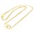 Céline Celine necklace Golden Gold-plated  ref.255111