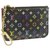 Louis Vuitton wallet Black Cloth  ref.255115