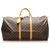 Louis Vuitton Keepall Monogram Brown 60 Cuir Toile Marron  ref.255254