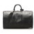Louis Vuitton Black Epi Keepall 50 Preto Couro  ref.255329