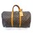 Louis Vuitton keepall 50 Monogram Brown Leather  ref.255411