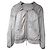 Patrizia Pepe Lederjacke Bomber in Rosa Pink