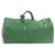 Louis Vuitton Keepall Green Leather  ref.255510