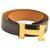Hermès Hermes Belt Black Leather  ref.255643