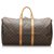 Louis Vuitton Brown-Monogramm Keepall Bandouliere 55 Braun Leder Leinwand  ref.255847