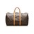 Louis Vuitton Brown-Monogramm-Keepall 50 Braun Leder Leinwand  ref.255952