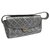 Chanel baguette bag Silvery Leather  ref.255997