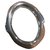 Hermès scarf ring kyoto model palladium steel Silver hardware  ref.256067