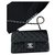 Classique Chanel Mini rectangulaire Cuir Noir  ref.256068