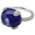 Pomellato ring, "Caramelle", WHITE GOLD, diamonds and amethyst.  ref.256089