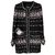 Chanel 8K$ Supermarket tweed coat / jacket Black  ref.256105