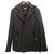 Very nice black quilted cotton pea coat by "John Galliano" in size 48 Italian.  ref.256139