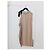 Hermoso vestido cruzado nude con drapeado asimétrico de DICE KAYEK. Carne - vista 3