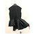 Top in pizzo nero e raso con inserti di cristalli del marchio Dice Kayek - vista 7
