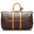 Louis Vuitton Brown Monogram Keepall 45 Leather Cloth  ref.256233
