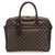 Louis Vuitton Brown Damier Ebene Icare Laptop Bag Cuir Toile Marron  ref.256292