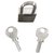 Hermès padlock steel palladium Kelly ,new birkin Silver hardware  ref.256427