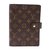 Louis Vuitton Monogram Agenda MM Check Book Holder Brown Leather  ref.256479