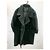 Abrigo Max Mara de lana verde oscuro - vista 10