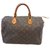 Louis Vuitton Speedy 30 Monogram Brown Leather  ref.256537