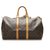 Louis Vuitton Brown Monogram Keepall 45 Leather Cloth  ref.256582