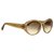 Gafas de sol redondas de color marrón Louis Vuitton Castaño Plástico  ref.256626