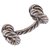 Hermès Noeuds Marins, silver rope cufflinks Silver hardware Metal  ref.256770