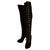 Christian Louboutin boots Suede Noir  ref.256853