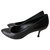 Gucci Tacones Negro Cuero  ref.256915