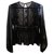 Camicia elegante Sandro in cotone nero  ref.256925