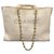 Chanel shopping Toile Beige  ref.256935