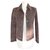 Dolce & Gabbana Suede Jacket Dark brown Deerskin  ref.256999