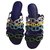 Hermès Sandals Turquoise Lambskin  ref.257028