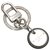 Louis Vuitton Silver Monogram Key Chain Silvery Metal  ref.257245