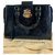 Louis Vuitton Melros Green Dark blue Patent leather  ref.257252