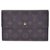 Couverture de passeport Louis Vuitton Toile Marron  ref.257261