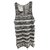 Chanel Dresses Silvery Grey Polyester  ref.257374