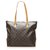 Louis Vuitton Brown Monogram Cabas Mezzo Leather Cloth  ref.257453