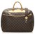 Louis Vuitton Brown Monogram Alize 24 HEURES Leather Cloth  ref.257477