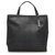 Burberry Black Smoke Check PVC Handbag Leather Plastic Pony-style calfskin  ref.257500