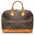 Louis Vuitton Brown Monogram Alma PM Leather Cloth  ref.257539