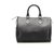 Louis Vuitton Black Epi Speedy 25 Cuir Noir  ref.257583